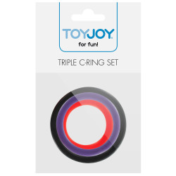 Basics TOYJOY Cockring fins C-Ring Set x3